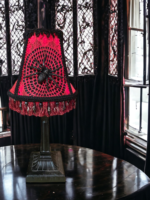 Gothic Spider Lamp Shade